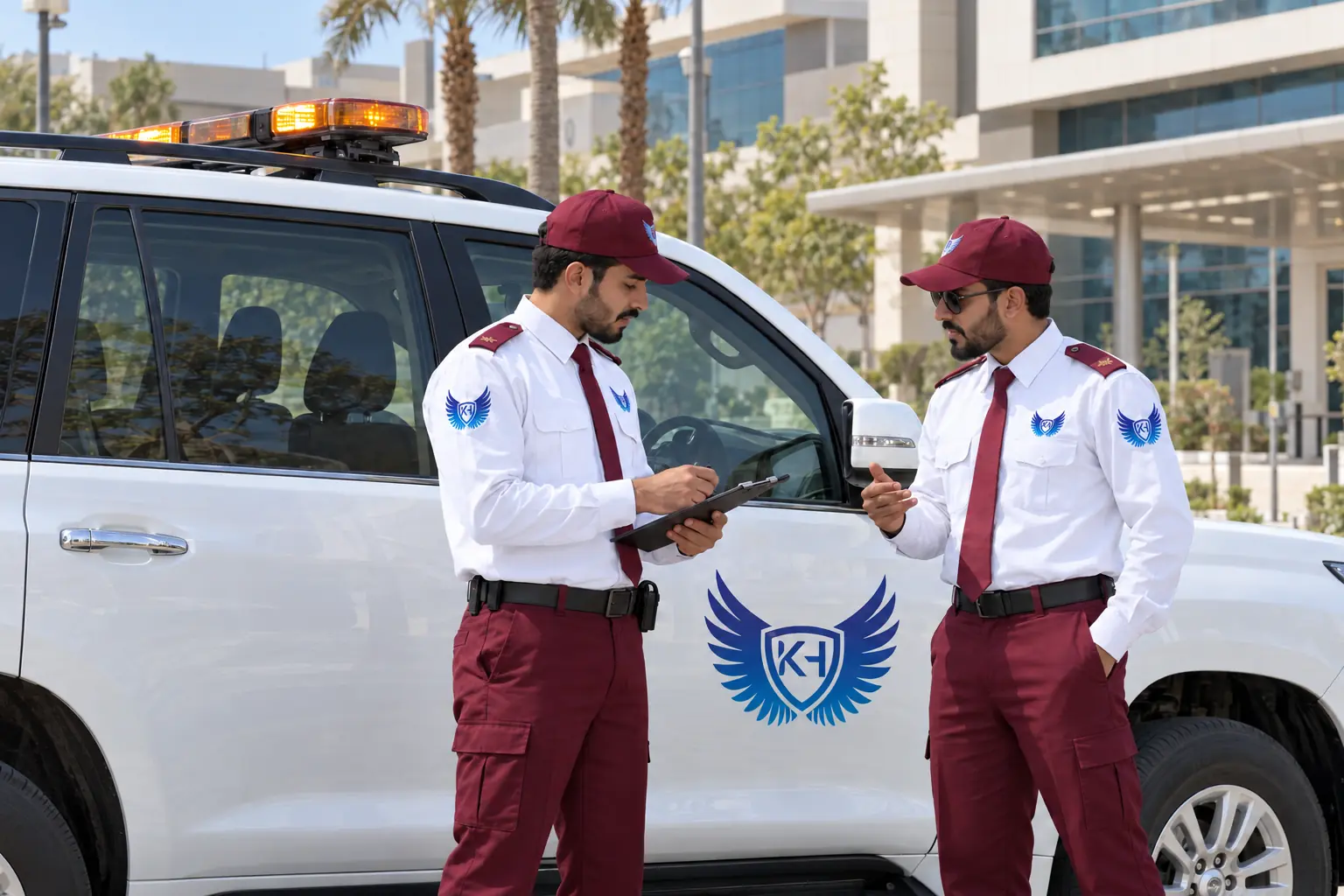 الدوريات الأمنية — مشهد توضيحي